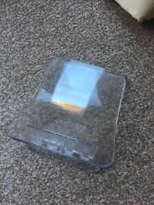 Clear Plastic serviette holder from IKEA. 7inches X 5.5 Inches