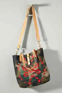 $600 CAMPOMAGGI EMBROIDERD CAMO TOTE BAG - Sold out at Anthropologie - New - Picture 1 of 4