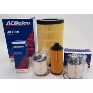 Genuine AC Delco Service Filter Kit Oil Air Fuel Cabin ACK17 2012>2020 Colorado - Picture 1 of 11