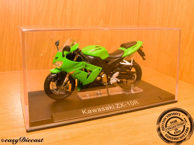 川崎 ZX10R ZX-10 R XZ-10R NINJA 1/24 绿色完好!!! — 第 1/1 张图片