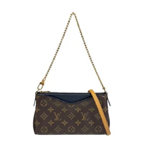 LOUIS VUITTON Shoulder Bag M44058 Monogram canvas leather Pallas clutch used - Imagen 1 de 7