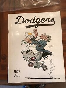 1951 Brooklyn Dodgers Official Baseball Yearbook *Jackie Robinson* 3rd Printing
