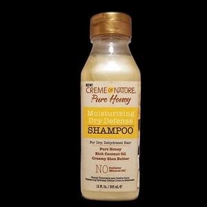 Creme of Nature PURE HONEY Moisturizing Shampoo FOR DRY DEHYDRATED HAIR 12 oz - Picture 1 of 24