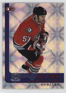 2001-02 Pacific Heads Up Red /165 Steve Heinze #45