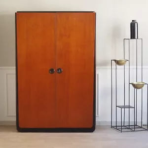 Kleiderschrank 2-türig 50er midcentury modern Schrank vintage skandi Retro 60er - Bild 1 von 9