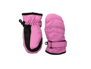 Tundra Boots Kids Nylon Mittens Extreme Cold Weather Pink Size L 4944
