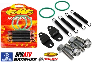 Banshee 350 Exhaust Repair Kit Yamaha FMF Pipe Springs Hangers & Titanium Bolts - Picture 1 of 24