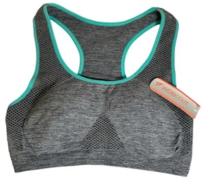 Top de Entrenamiento para Damas, Gris Verde Aqua Talla M 10/12 Secret Possessions Primark NUEVO - Imagen 1 de 6