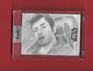 Star Wars Topps The Last Jedi Sketch Card Dave Fowler - Imagen 1 de 2