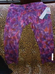 NWT HEAD CAPRI'S Sz S Dri-Motion-Tight Fit Pink Purple Orange print FREE SHIP - Picture 1 of 8