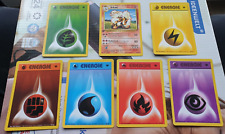 Pokemon Sammlung - Arkani 23/102 & Energiekarten - 1. Edition - Base Set 1999