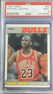 Michael Jordan Basketball Grade 9 1987-88 Season Sports Trading 