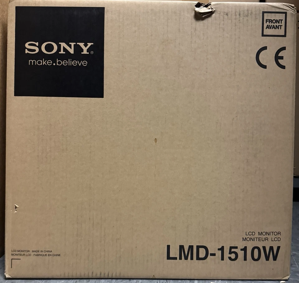 Sony LMD-1510W 15.6” LCD Monitor - Black - Image 1 of 1