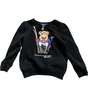 POLO BEAR Ralph Lauren SKIING Fleece Sweatshirt YOUTH Small (5) Ski - Picture 1 of 5