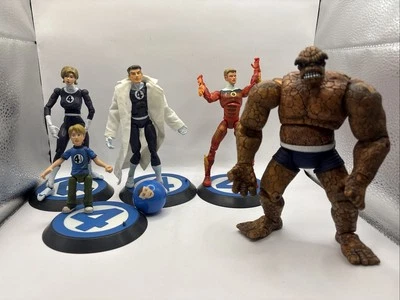 漫威传奇神奇四侠末日博士套装 Toybiz 6 英寸散装 6 件套套装 — 第 1/4 张图片