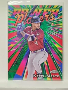 2025 Topps Chrome - Power Players Green /99 - #PP-4 Ketel Marte - Bild 1 von 3