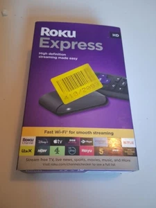 Roku Express HD TV Streaming Media Player Stick HDMI mit Fernbedienung (10) - Bild 1 von 2