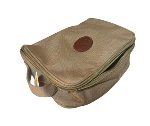 Vintage 90s Khaki Ralph Lauren Toiletry Bag Beige - Picture 1 of 5