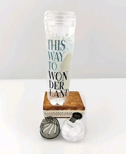 Disney Parks This Way To Wonderland Plastic Water Bottle Tea Steeper - Picture 1 of 3