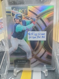 2024 SELECT PREMIER LEVEL #25 RALHY VELASQUEZ SILVER PRIZM CLEVELAND GUARDIANS - Photo 1/2