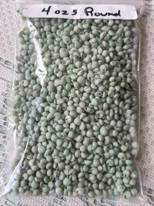 VINTAGE 1950'S - LT GREEN 4 OZS - Tiny Round Shells - Craft/ SAILOR'S VALENTINE - Bild 1 von 3
