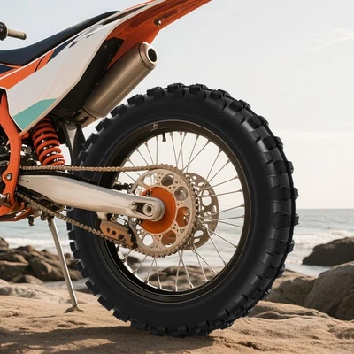 Rear Tire (Tire+Tube) Set For Dirt Pit Bike 90/100 - 16 For Honda CRF150F USA - Изображение 1 из 4