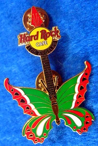 GUITARRA LOS ANGELES LA MARIPOSA TATUAJE INSECTO SERIE 2004 Hard Rock Café PIN LE - Imagen 1 de 1