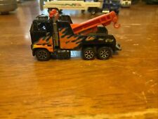 Hot Wheels 1981 Big Rig Semi Tractor Tow Truck Black Flames *Bogo-Plz Read Belo