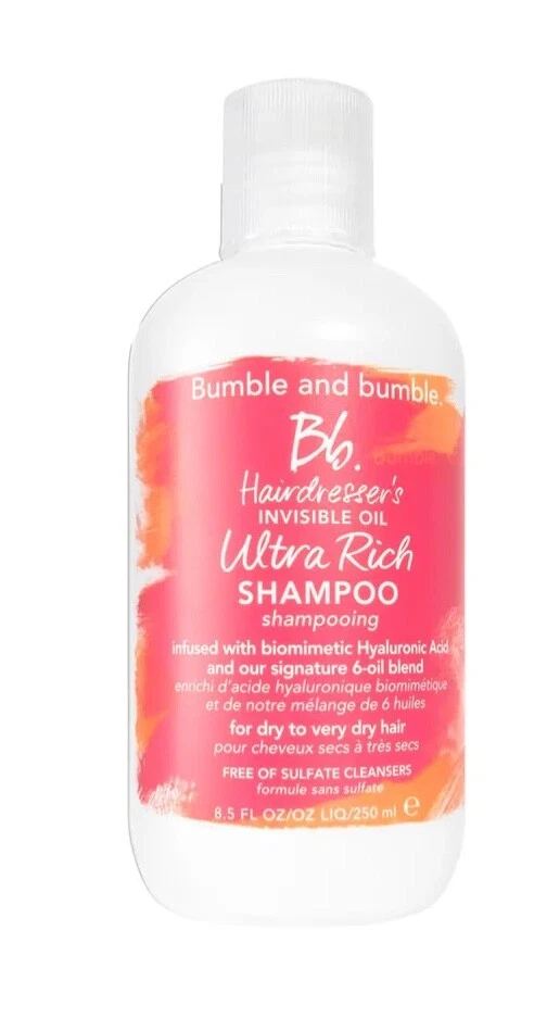 Bumble and bumble Hairdresser's Invisible Oil Ultra Rich Shampoo 250ml 8.5oz New - Image 1 of 1