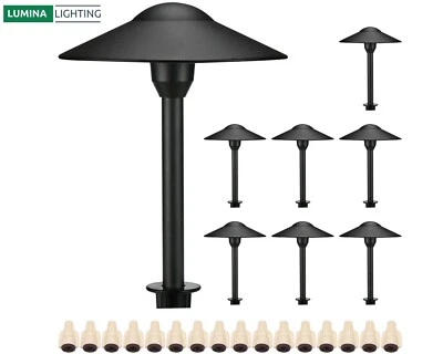 3W Outdoor Pathway Lights Landscape Pathway Light (8-Pack) Low Voltage 12V 3000K - Image 1 of 4
