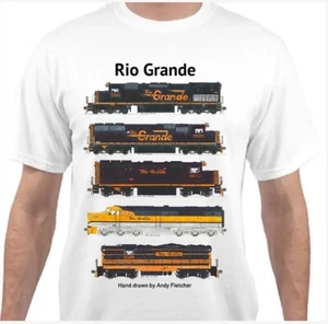 Camiseta Rio Grande Locomotives Railroad de Andy Fletcher - Imagen 1 de 1