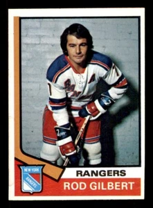 1974 Topps Hockey #201 Rod Gilbert VG/EX *d2 - Picture 1 of 2