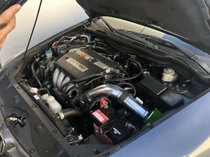 Black Green Air Intake Kit For 2004-2007 Honda Accord 2.4L L4 Sulev DX LX EX SE - Picture 1 of 2
