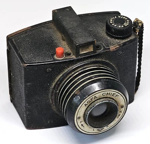 Cámara de fotos antigua AGFA "CHIEF" (de colección, ansco, coleccionable, Alemania, dreyfuss) - Imagen 1 de 6