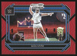 2023 Panini Prizm WWE Prizms Red #65 man.soor /299