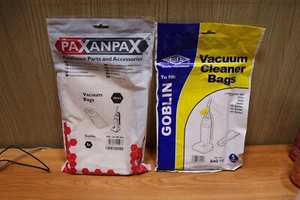 Goblin Laser series vacuum cleaner bags x5 182 192 193 500 1000 1500 2000 3500 - Picture 1 of 4