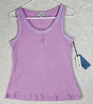 Новый Caribbean Joe женщин размер маленький фиолетовый розовый без рукавов эластичный Майка с Ярлыками - Изображение 1 из 4