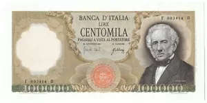 063) Lire 100.000 Manzoni 3/7/1967 ( Copia-Riproduzione) - Foto 1 di 2