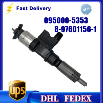 Inyector de combustible 8-97601156-1 095000-5353 para motor Isuzu 6HK1 FVR FTR FXR HTR Foto 1 de 4