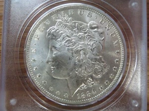 1884-o dollaro morgan PCGS MS63 29w069 - Foto 1 di 4