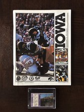 #1 Iowa Hawkeyes v. #2 Michigan 10/19/1985 @ Kinnick Stadium Ticket Stub Program