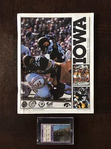 #1 Iowa Hawkeyes v. #2 Michigan 10/19/1985 @ Kinnick Stadium Ticket Stub Program - Picture 1 of 5