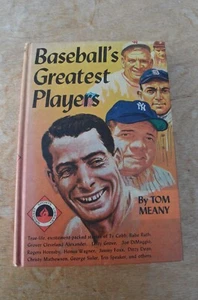 Baseball Heroes Tom Meany HC 1971 Babe Ruth Lou Gehrig Jackie Robinson - Picture 1 of 2