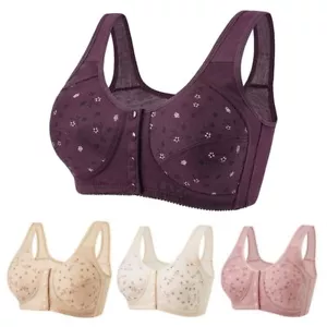 Convenientes sujetadores margarita para mujeres mayores cómodos mujeres lencería ropa interior - Imagen 1 de 16