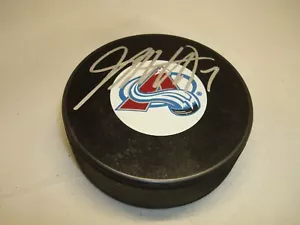 John Mitchell Signed Colorado Avalanche Hockey Puck Autographed 1C - Picture 1 of 2