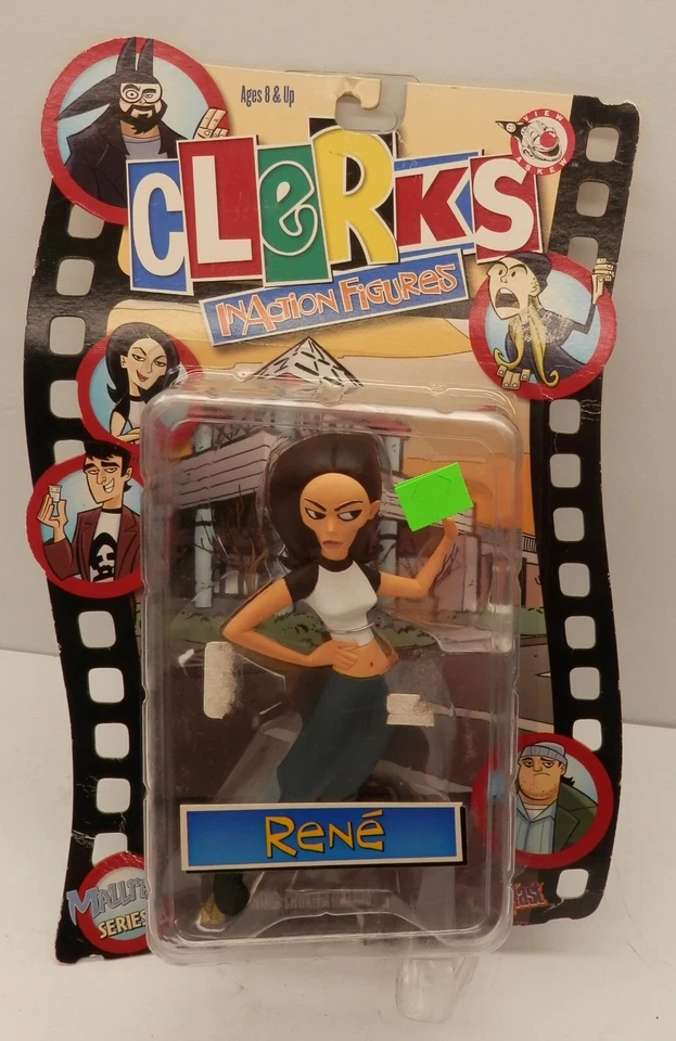Figura de acción Clerks Rene "Figuras de inacción" (serie animada) Graphitti Designs Foto 1 de 2