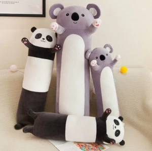Long Cotton Cute Cat Doll Plush Toy Soft Stuffed Sleeping Pillow Kids Xmas Gift - Picture 1 of 13