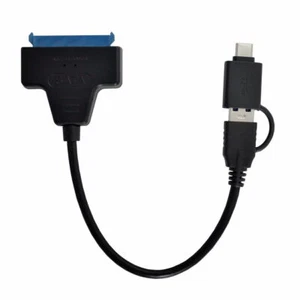 USB 3.0 Type C Male to SATA 22 Pin 2.5" Hard disk driver SSD Adapter Cable - Picture 1 of 6
