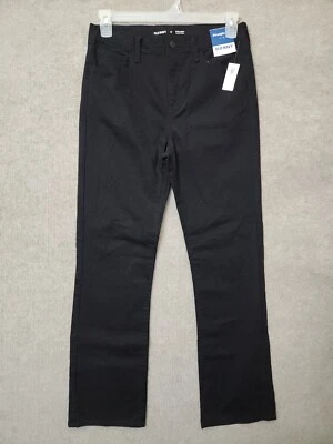 Старый темно-синий прямой ноги встроенный жесткий брюки молодежи мальчиков 18 черный ADJ талии новый - Изображение 1 из 4