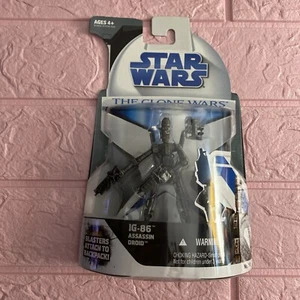 Hasbro Star Wars Le Guerre dei Cloni n. 18 Figurine IG-86 Assassin Droid 3,75" sigillate - Foto 1 di 2